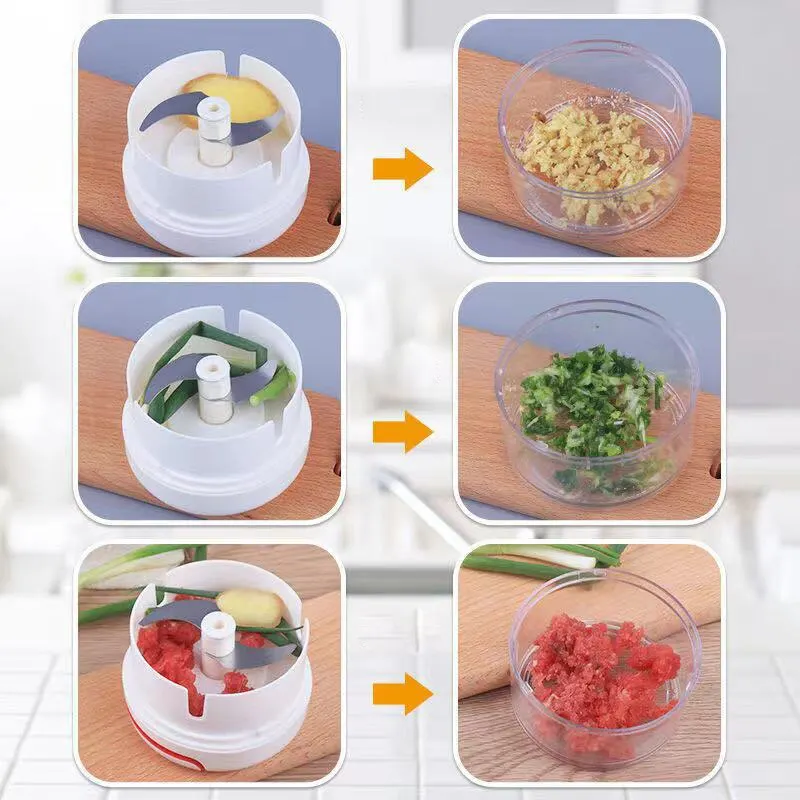 Plastic Garlic Crusher Press V - Kitchen Gadgets Useful reseña y precio