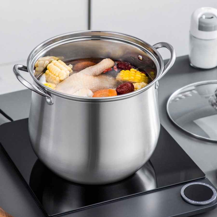 1pc Large Stainless Steel Stoc - Kitchen Gadgets Essential reseña y precio