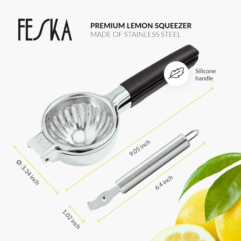 Stainless Steel Lemon Squeezer - Citrus Lemon Squeezer reseña y precio