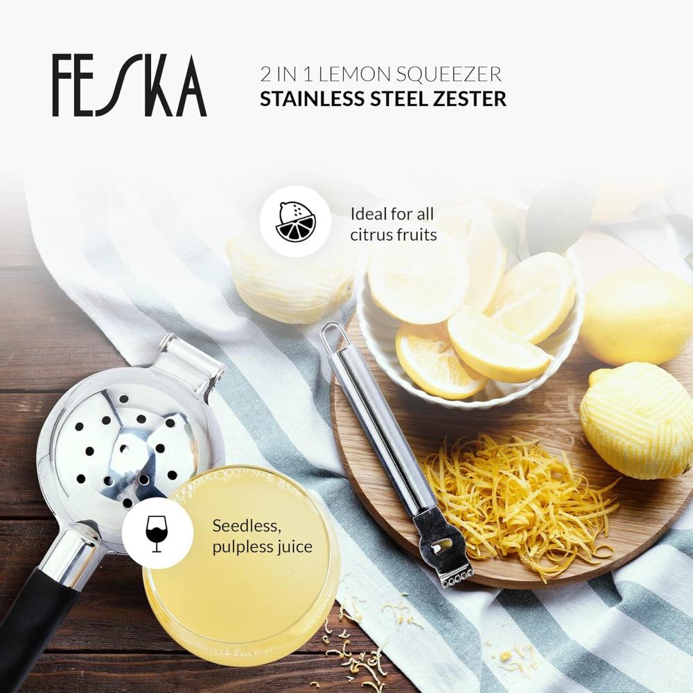 Stainless Steel Lemon Squeezer - Citrus Lemon Squeezer reseña y precio
