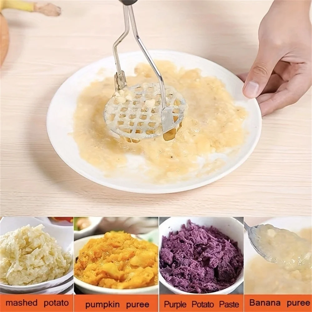 Stainless Steel Potato Masher  - Kitchen Gadgets Kids reseña y precio