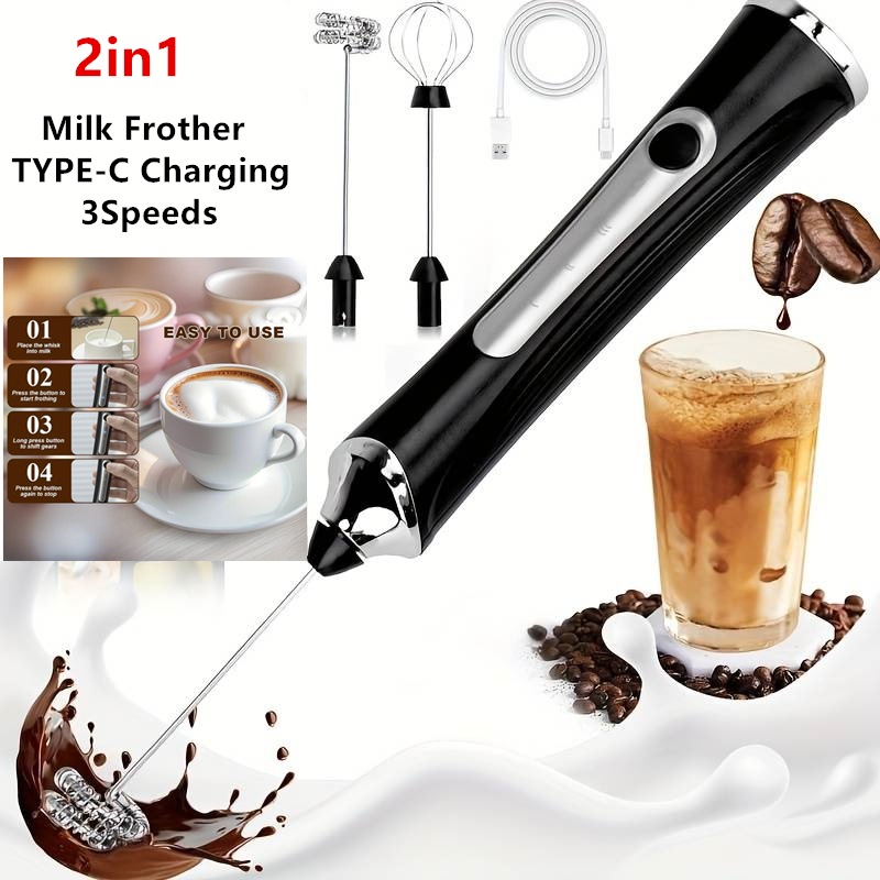 Wireless Electric Milk Frother - Kitchen Gadgets Design reseña y precio
