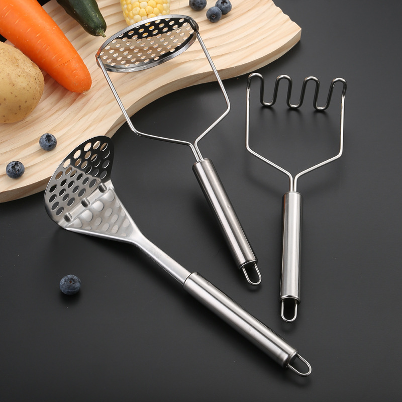 Stainless Steel Potato Masher  - Kitchen Gadgets Kids reseña y precio