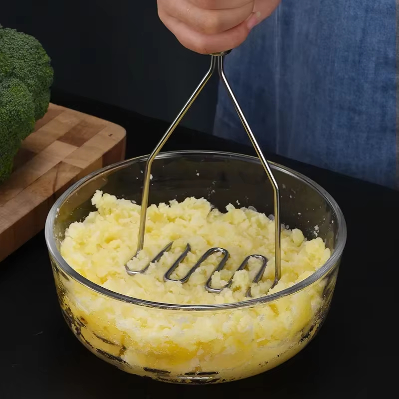 Stainless Steel Potato Masher  - Kitchen Gadgets Kids reseña y precio