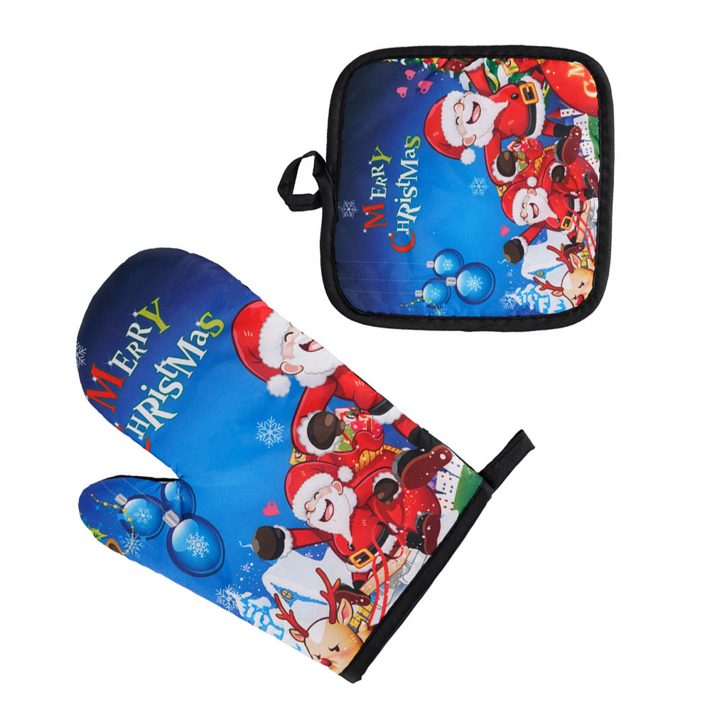 Heat Resistant Mitt Oven Glove - Kitchen Gadgets Xmas Gifts reseña y precio