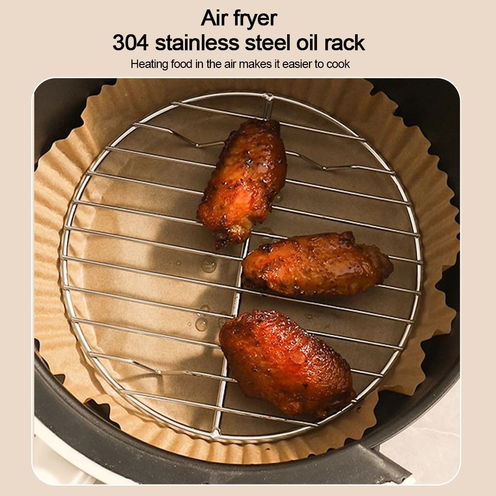 Round Square Cooking Rack With - Kitchen Gadgets Air Fryer reseña y precio