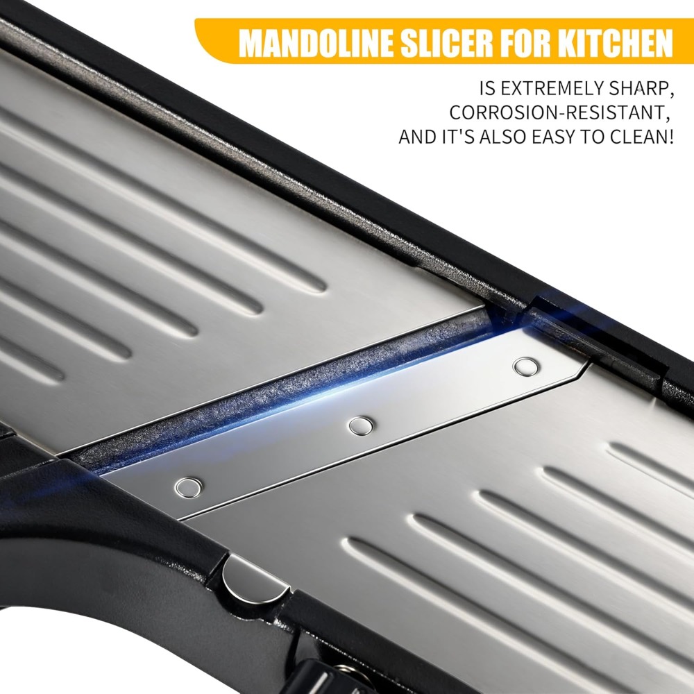 7-in-1 Adjustable Mandoline Sl - Mandoline Slicer reseña y precio