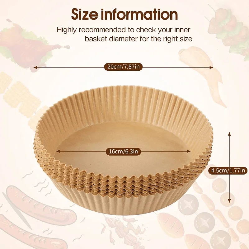 Air Fryer Paper Liners Disposa - Kitchen Gadgets Air Fryer reseña y precio