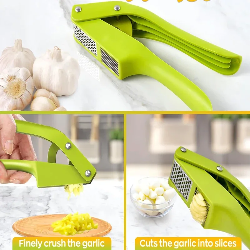 2 in 1 Garlic Ricer and Slicer - Kitchen Gadgets Useful reseña y precio