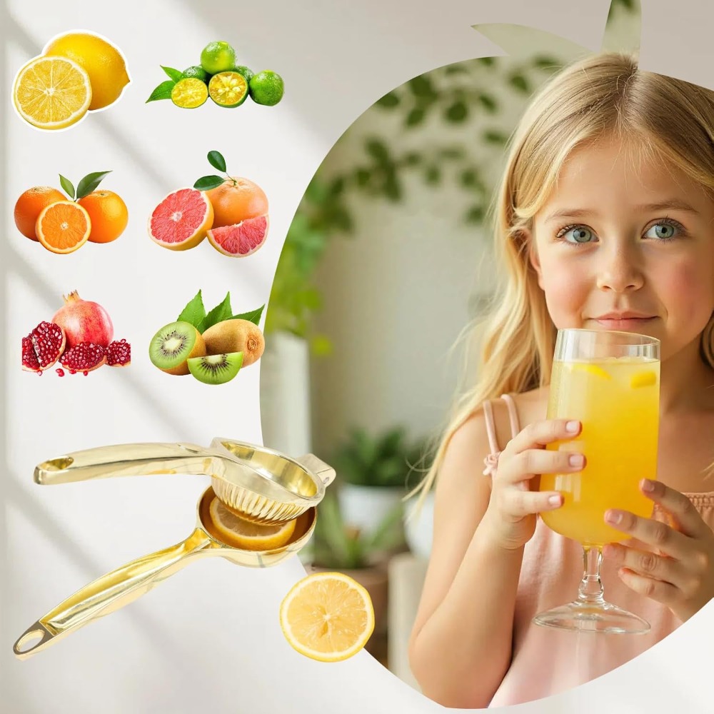 Heavy Duty Zinc Alloy Lemon Sq - Citrus Lemon Squeezer reseña y precio